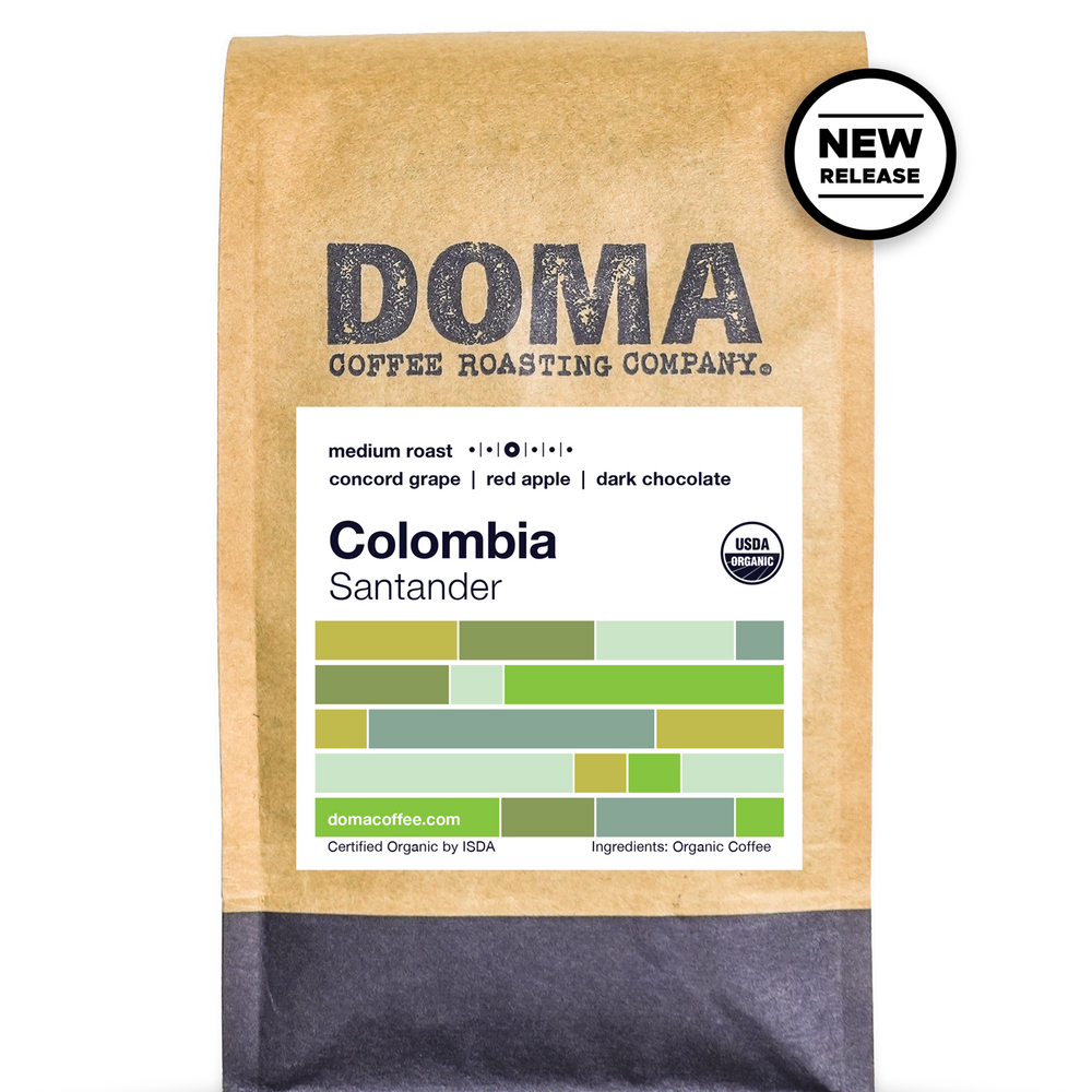 A 12oz bag of Colombia Santander