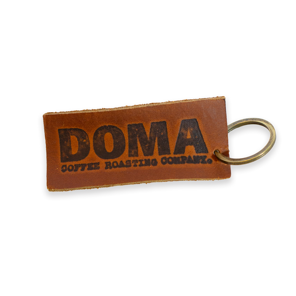 DOMA Leather Keychain