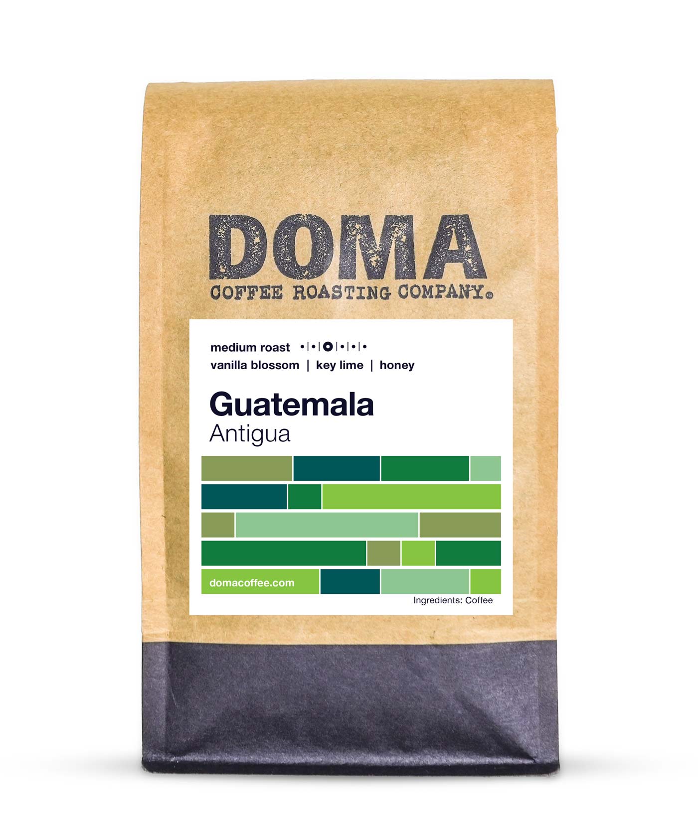 A 12 ounce bag of Guatemala Antigua coffee